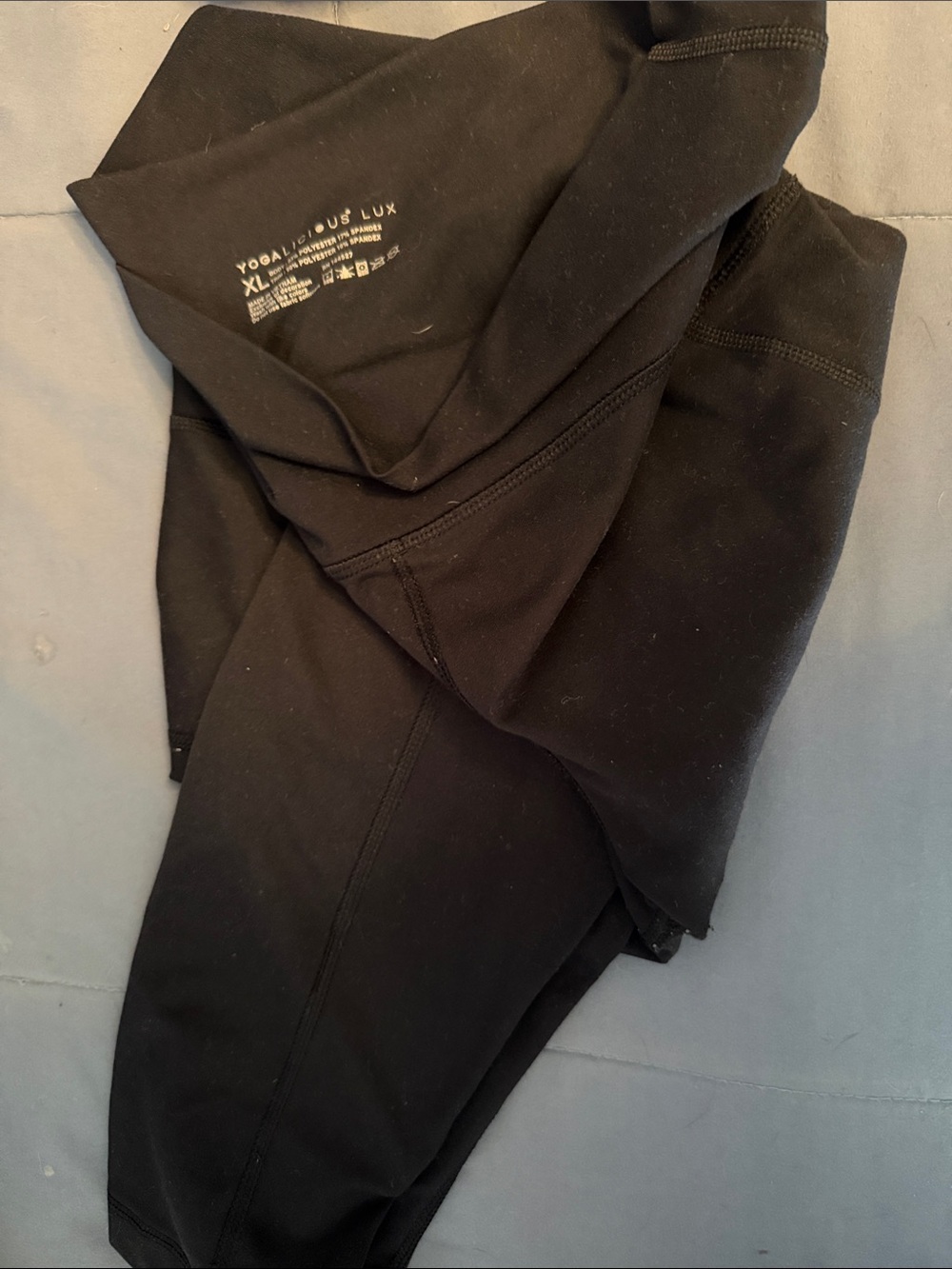 Yogalicious Lux Black Yoga Leggings - Luxe Fit